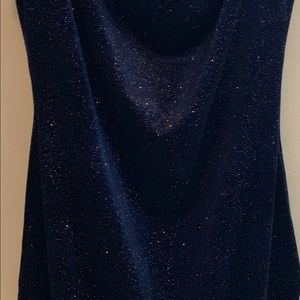 Blue sparks classy beautiful dress